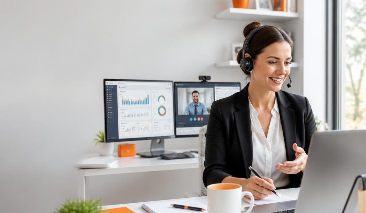 Professional virtual assistant providing remote administrative support