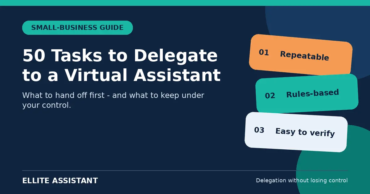 50 Tasks to Delegate to a Virtual Assistant in 2026