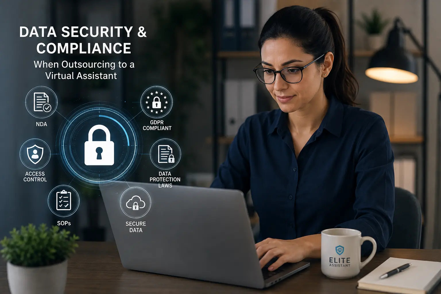 Data Security and Compliance When Outsourcing to a Virtual Assistant