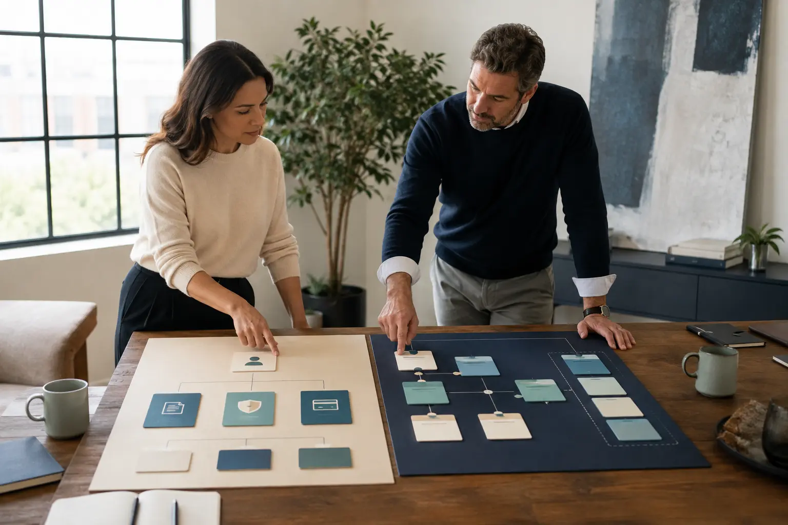 A founder and operations adviser compare a person-based employment model with a process-based service model