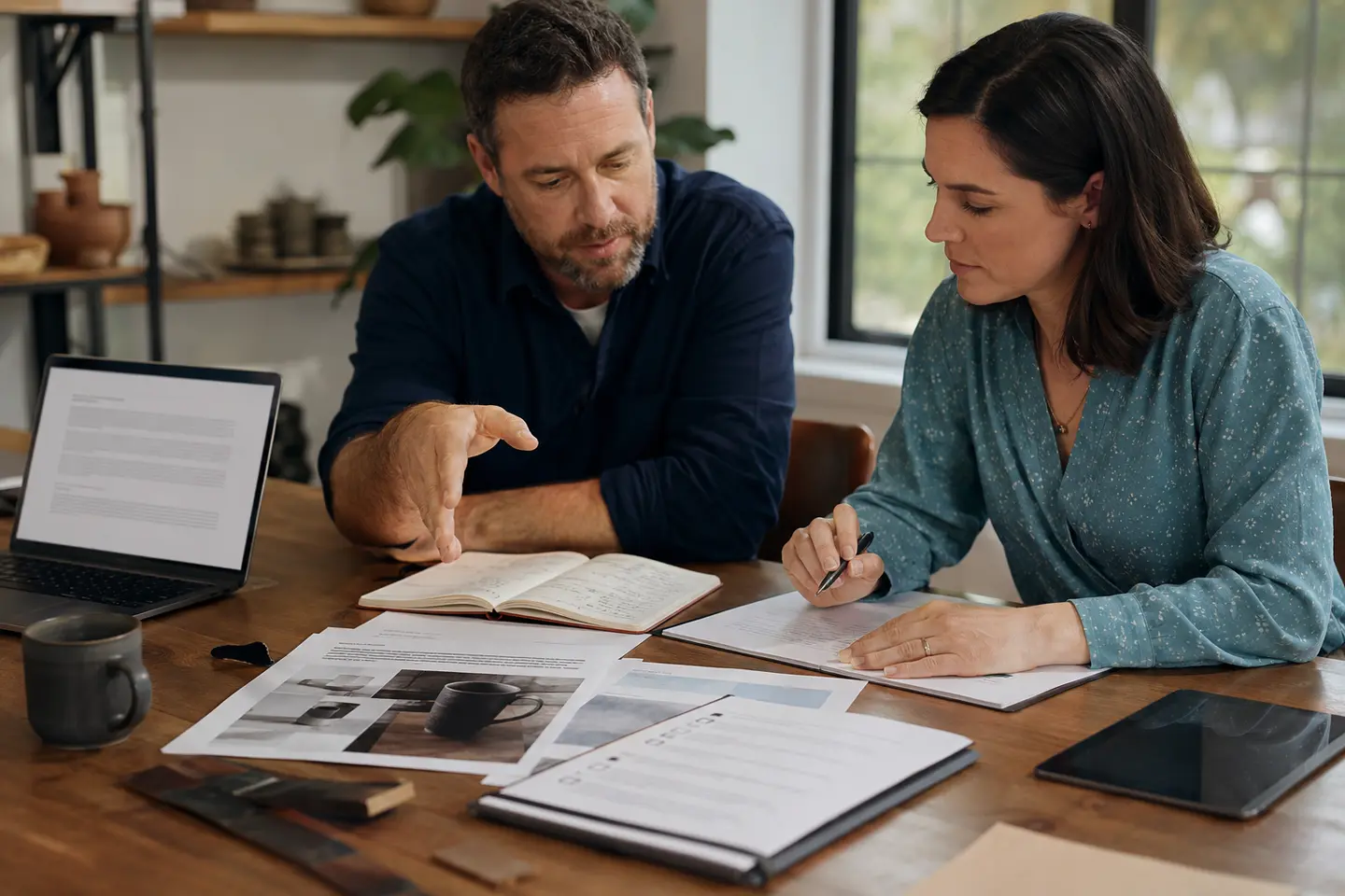 A business expert and content specialist creating an evidence-led article from first-hand knowledge