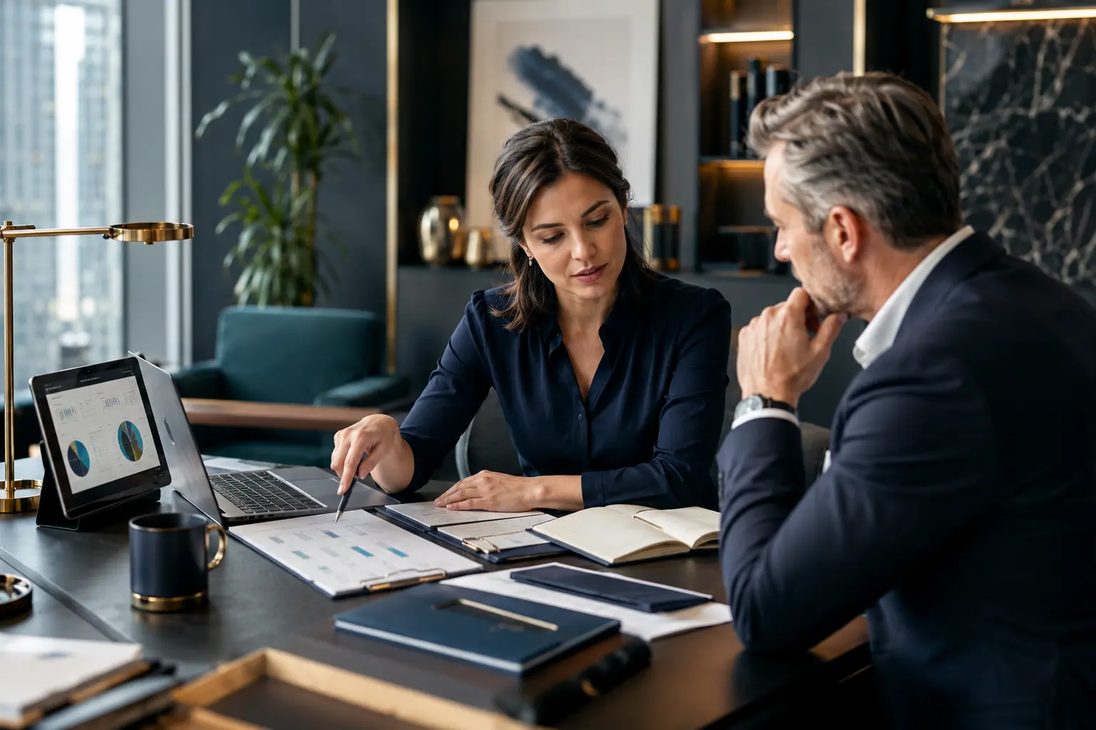 Executive Virtual Assistant prepares priorities and briefing materials with a CEO