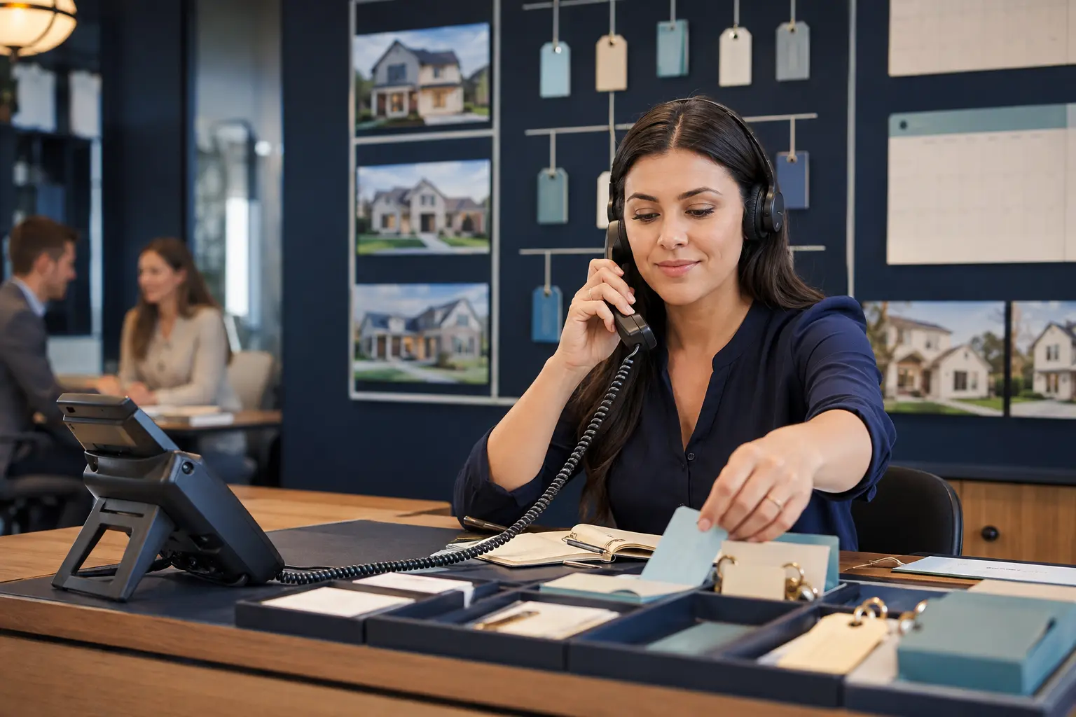 A real estate operations coordinator manages incoming enquiries, property records and follow-up routing