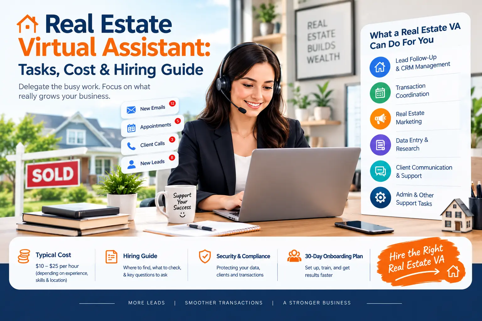 Real Estate Virtual Assistant: Tasks, Cost and Hiring Guide