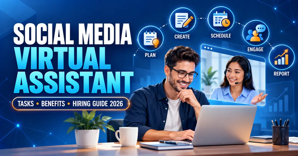 Social Media Virtual Assistant: Tasks, Benefits and Hiring Guide for 2026
